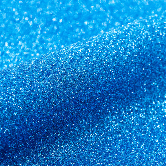 Glitter Aqua Textilvinyl