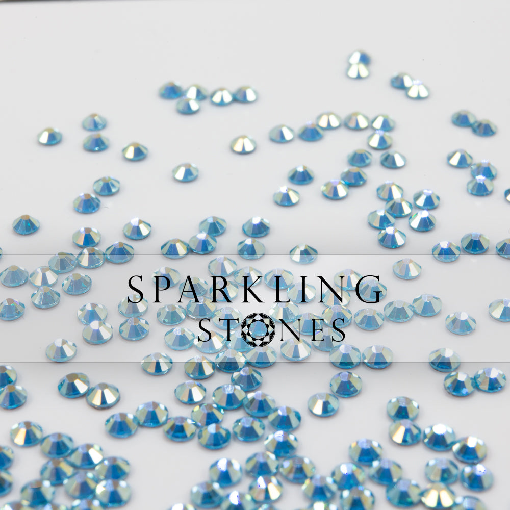 Rhinestones Hotfix Aquamarine AB