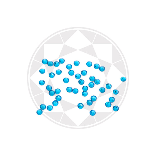 Rhinestones Hotfix SS10 Capri Blue 420 st